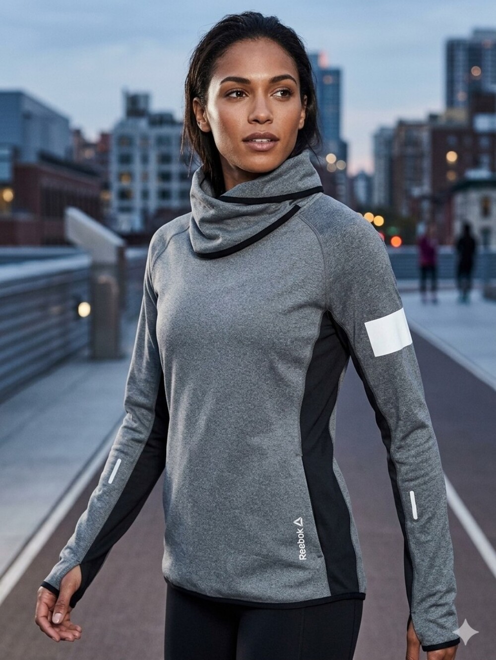 Reebok Women's Athletic Long Sleeve Running Shirt